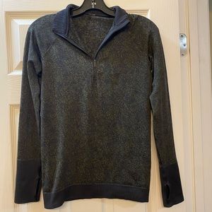 Dark Green Lulu Lemon Zip-Up